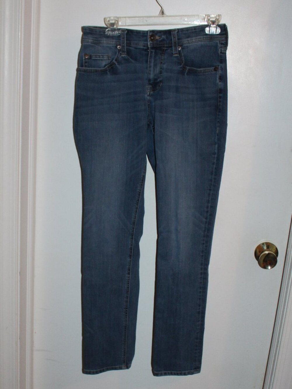Seven7 straight-fit denim jeans in a classic medium-to-dark wash